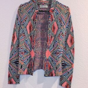 AldoMartins  Open Front Cardigan,Made In Barcelona, Spain.Size 4 .Bamboo Blend .